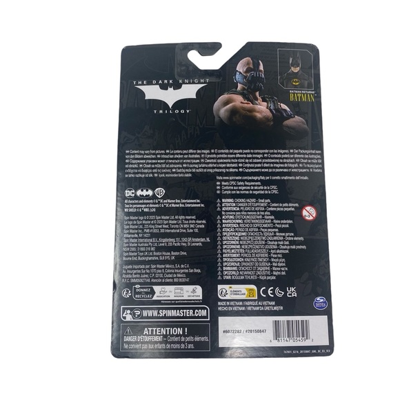 Spin Master DC Dark‎ Knight Trilogy 85th Anniversary Bane 4” Action Figure NEW - Picture 4 of 5